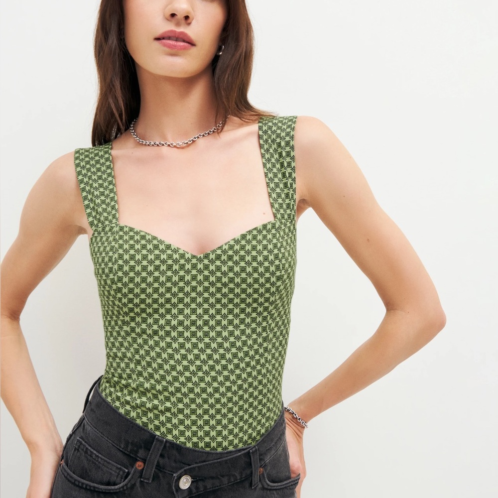 Reformation Hester Top in Piccolo
